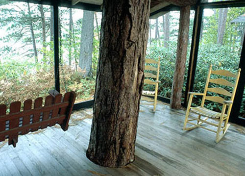 Screened Porch for President's Cabin