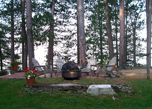 Overlook and firepit
