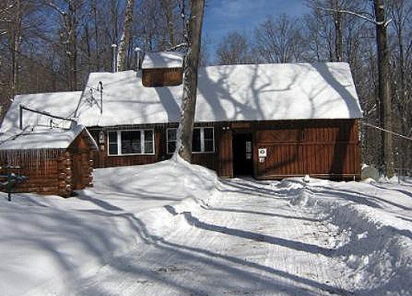 Paul Smiths Sugar shack in Winter