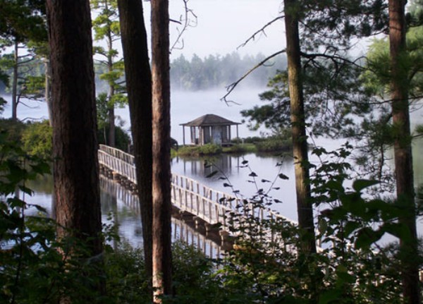 Japanese Tea House and Footbridge