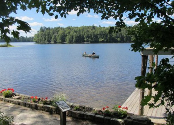 Canoeing on Osgood Pond