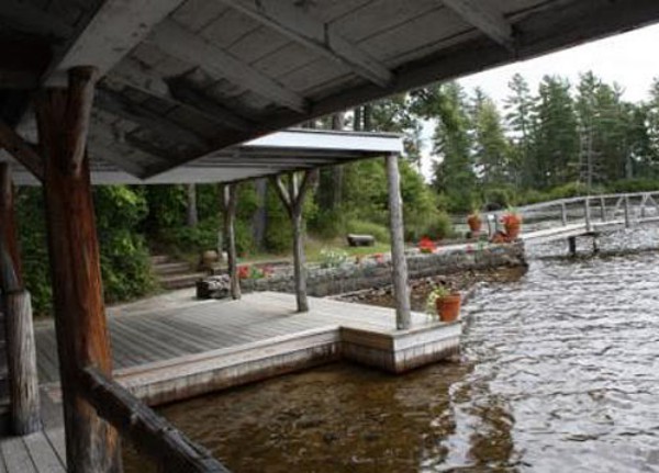 View of Footbridge from Original Boat House